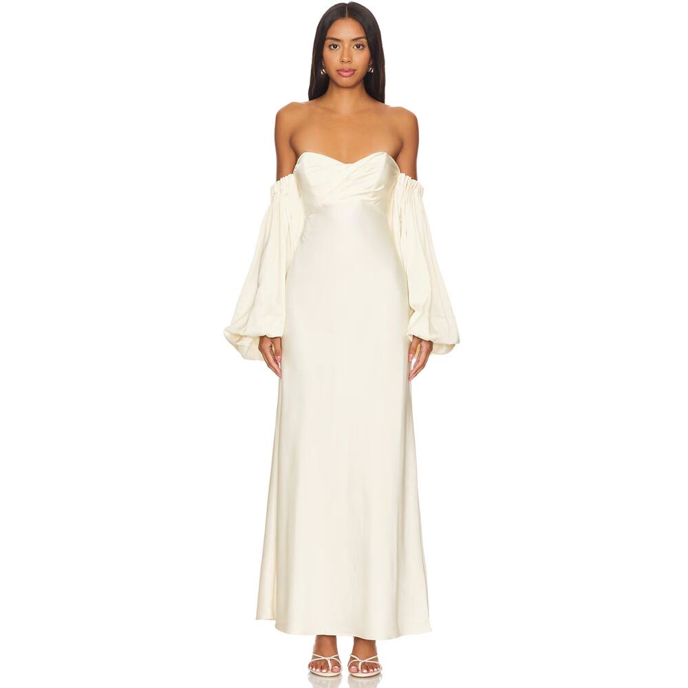 Significant Other Danika Off Shoulder Dress in Cream